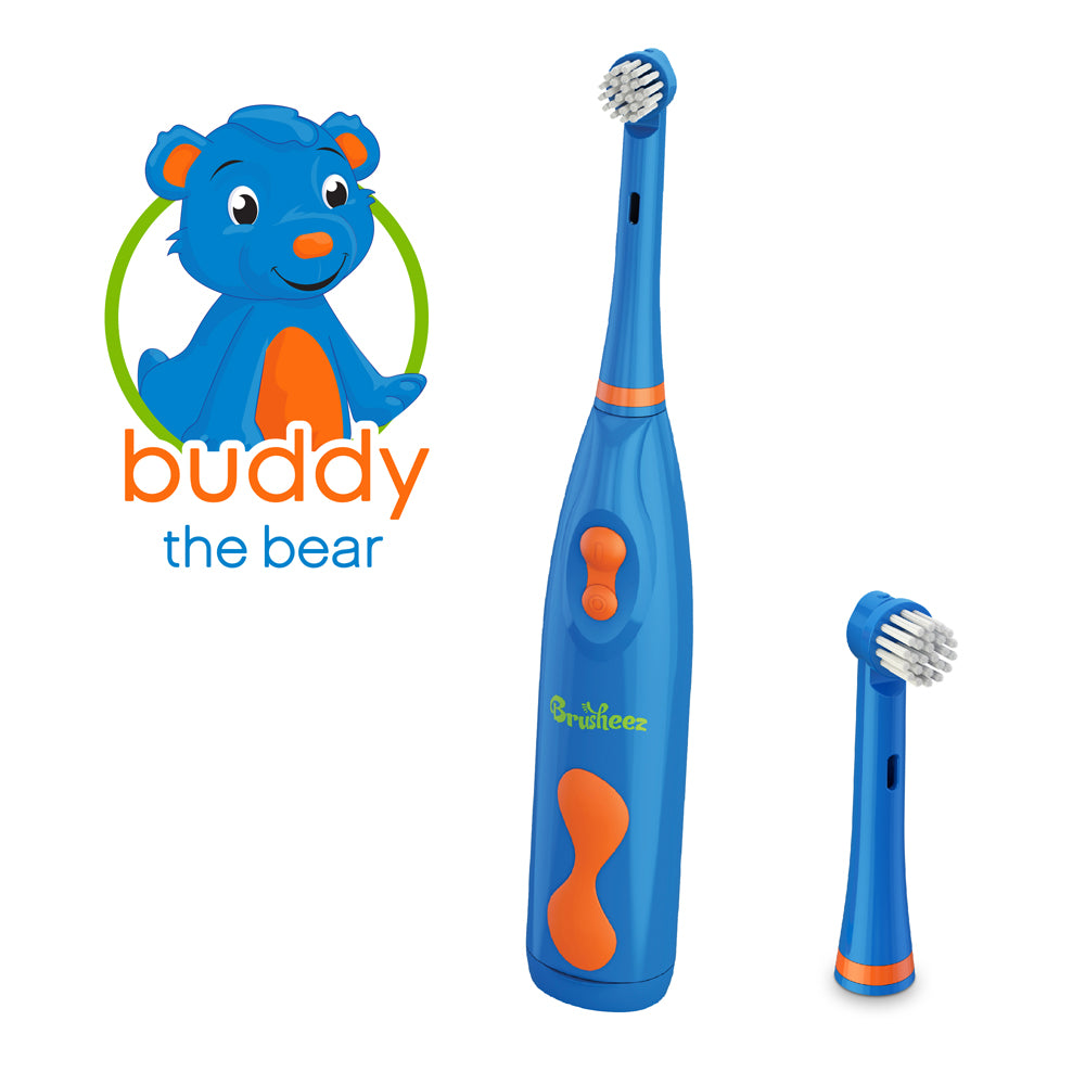 Brusheez Replacement Brush Heads 2 Pack - Buddy the Bear