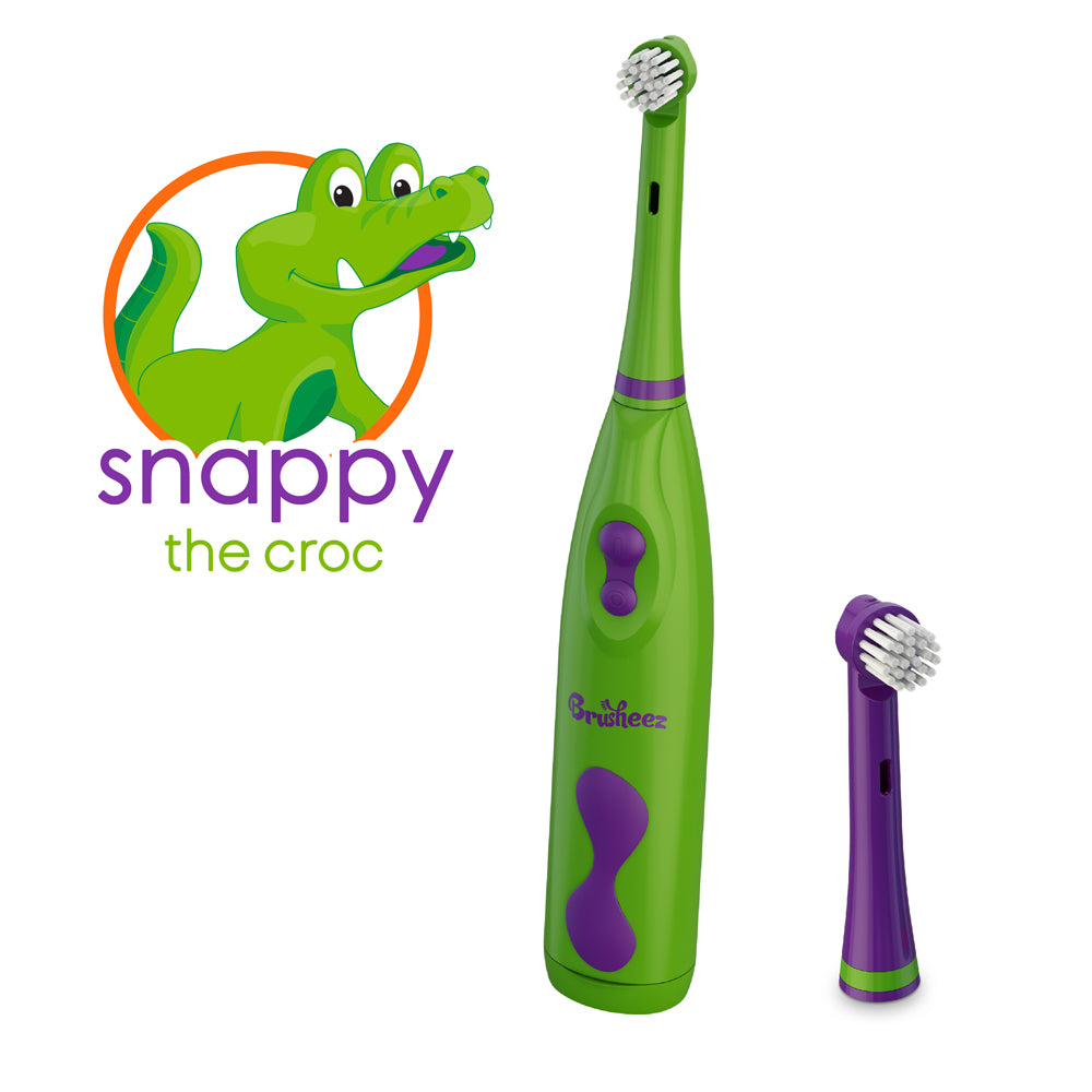 Brusheez Replacement Brush Heads 2 Pack - Snappy the Croc