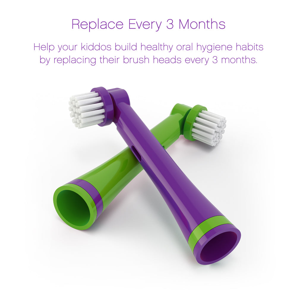 Brusheez Replacement Brush Heads 2 Pack - Snappy the Croc